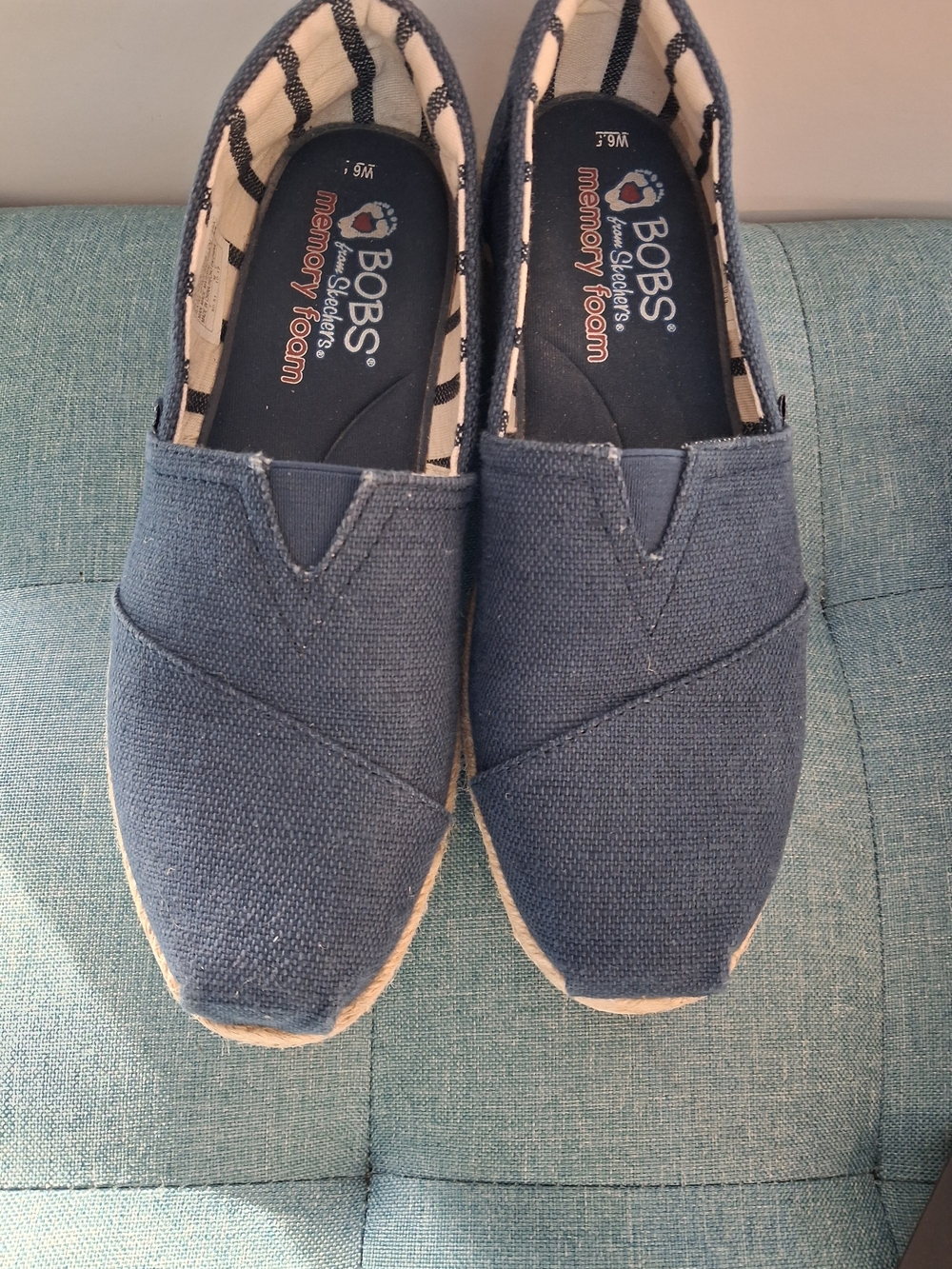 Skechers Women's Casual Slip-On Shoes in Navy Blue